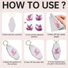 105PCS Watercolor Cute Fairy UV DTF Stickers for Keychains