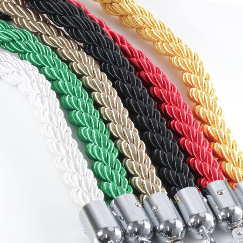 Kerafactum Rope Barrier Tape Rope with Carabiner Hook Barrier Cord