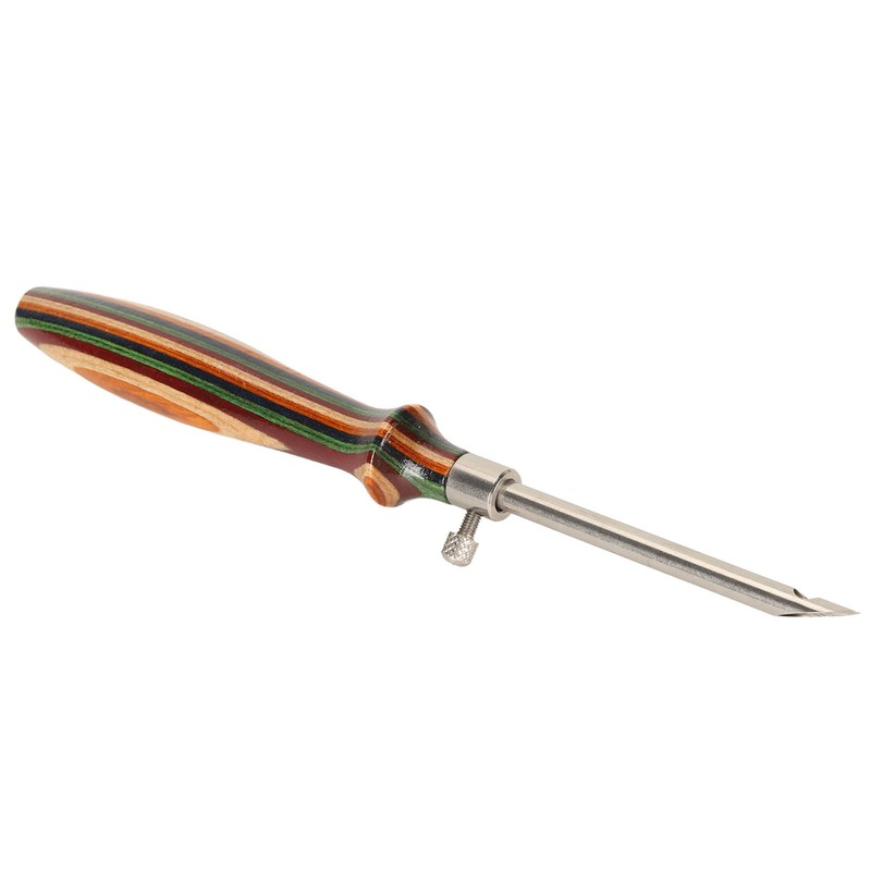 7pcs Wooden Embroidery Pen Punch Needle Set Adjustable Length DIY