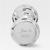 Engraved Silver Beaded Baby Rattle with Gift Box (Free Customization)