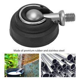 3/8in Tripod Foot Pad Rubber Foot Spike, Stainless Steel Non Slip 50mm Diameter Camera Tripod Ball Head Foot Pad Replacement Accessory