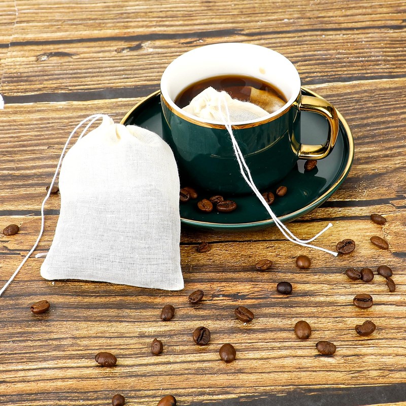 30PCS Spice Bags for Cooking Muslin Bags Reusable Empty Tea