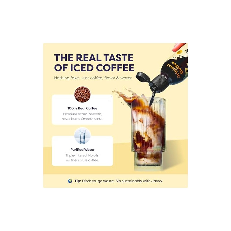Javy Coffee Concentrate Bundle, Original + Caramel, Hot & Cold