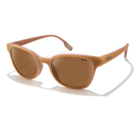 Zeal Optics Avon | Women's Plant-Based Polarized Sunglasses - Chestnut/Polarized Copper Lens