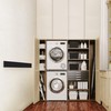 Step Up Laundry Drying Rack (27.5-INCH Industrial Gray), Wall Mounted,