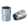 Kyoto Tool (KTC) B4-12W-H Socket, 0.5 inch (12 mm) x Insertion Angle: 0.5 inch (12.7 mm)
