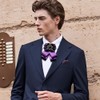 FYBownot Unisex Multi-layer Bow Tie, Uniform Ribbon, Ribbon Tie, Pin