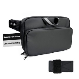 SnapVibe® Magnetic Fast-Access Concealed Carry Bag, 10″x6.5″x3″
