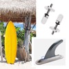 ECSiNG 8 Sets Surfboard Fin Screws 316 Stainless Steel Anti-Rust