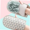 BIUDECO 3pcs Double-sided Brush Exfoliating Bath Gloves Body Scrubber Bubble