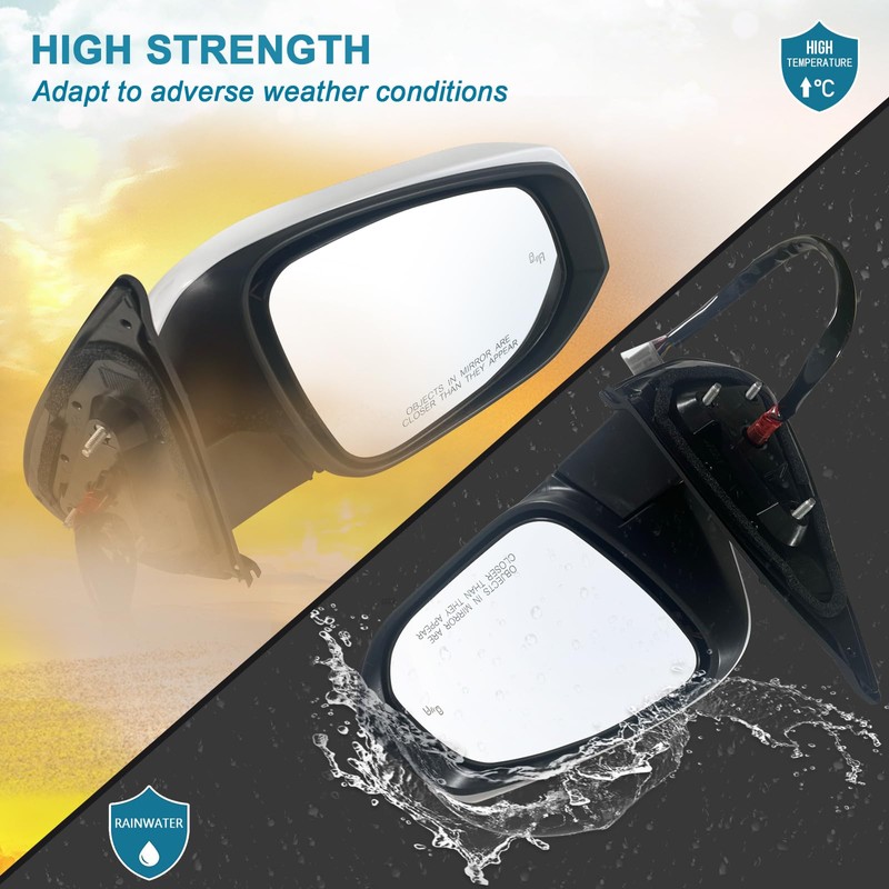 Lqito Right Passenger side Mirror Fits 2016-2022 Toyota Tacoma With