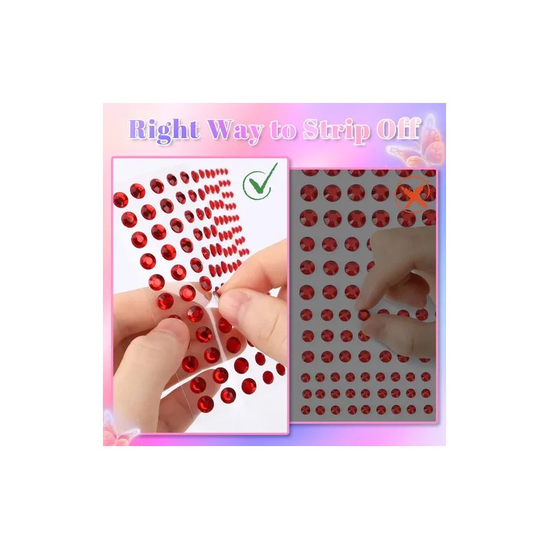 3300 Perlas Para Cabello Piedras Maquillaje La Cara Strass