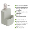 WENKO Dispensador de Gel con reposa cepillos Festival gris, Grey,