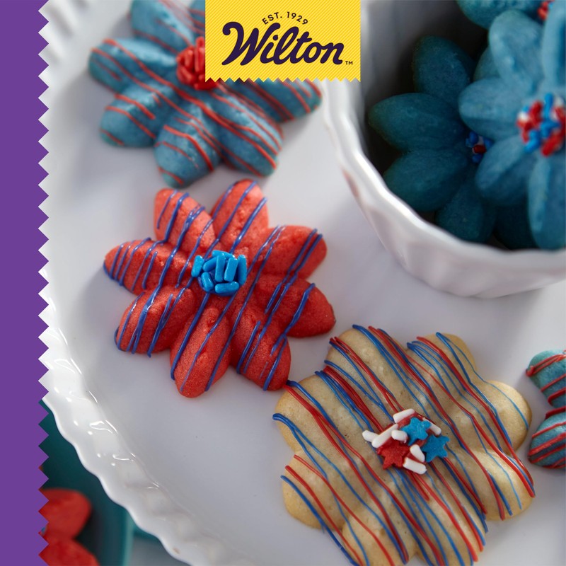 Wilton Preferred Press Cookie Press Set with 12 Shapes Discs