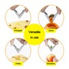 Pineapple Eye Remover & Strawberry Huller, Stainless Steel Corer Tool
