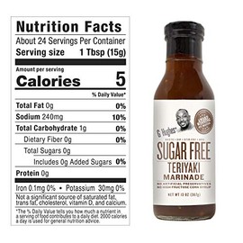 G Hughes Teriyaki Sauce, Teryaki, 13 Ounce (Pack of 6)