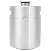 2L Beer Keg Mini Stainless Steel Beer Barrel with Spiral