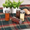 20 spice rack jars seasoning organizer kitchen set revolving stainless