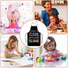 Zukmvuh Kids Apron, Slime Accessory, Just a Girl Who Likes