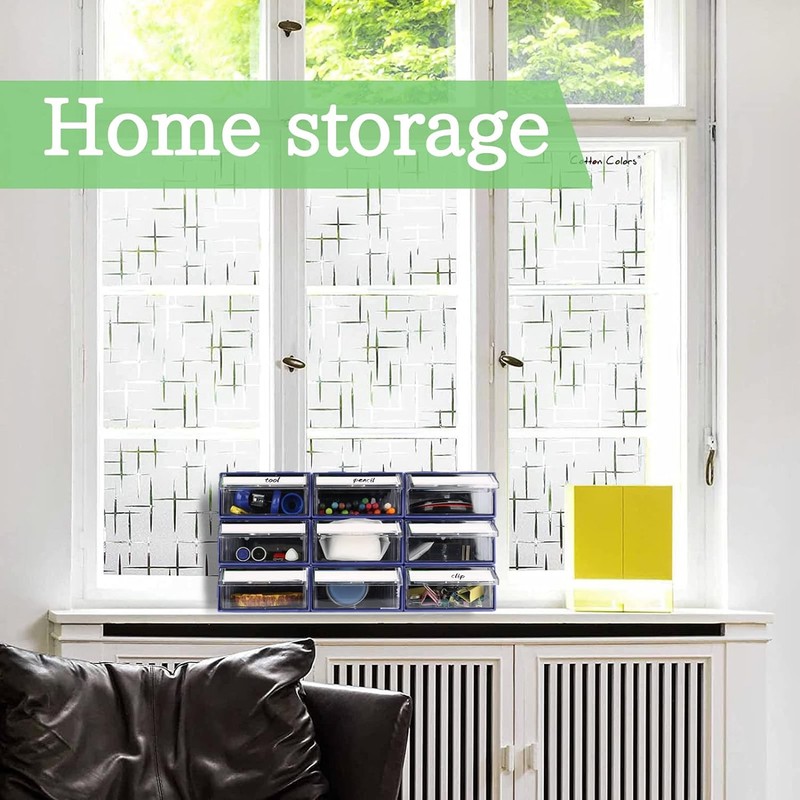 Drawer Storage Box 205x135x78mm Modular Stackable Plastic Parts Organizer with