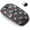 2.4G Wireless Mouse with Cute Pattern Design for All Laptops