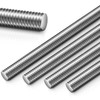 Blulu 4 Pcs 3/8-16 Fully Threaded Rod, 36 Length, 304