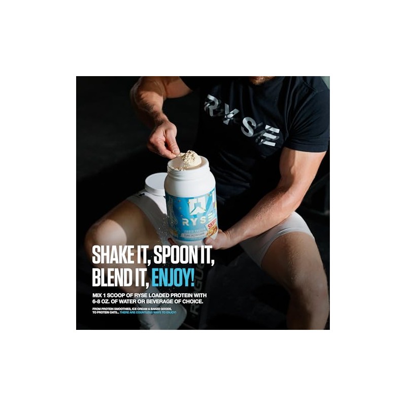 Ryse Loaded Protein Powder 25g Whey Protein Isolate Concentrate with
