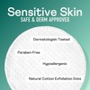 Swisspers Premium Exfoliating Cotton Rounds – 80 Count (Pack of