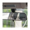 Zpana 2PCS Car Rearview Mirror Decal, Objects in Mirror are Losing Vinyl Vehicle Rear View Sticker, Funny Automotive Window Bumper Protection Label Accessories, Universal for SUV, Sedan, Truck (Black)