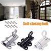 Pack of 2 door bolts, latch lock, automatic locking lock