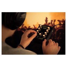 Pronomic DX-10 MKII DJ Mixer - Compact 2-Channel DJ Mixer with Two Line Inputs and 2-Band Equalizer - Microphone Input with Separate Volume Control - Master and Headphone Output - Black