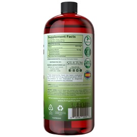 Orgono Living Silica Plant-Based Collagen Booster | Horsetail Extract & Rosemary | Supports Collagen & Elastin for Joint & Bone Health, Glowing Skin, Strong Hair & Nails | 33.85 Fl Oz