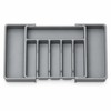 Adjustable Cutlery Drawer Organizer for Kitchen Storage – Expandable 8-Compartment