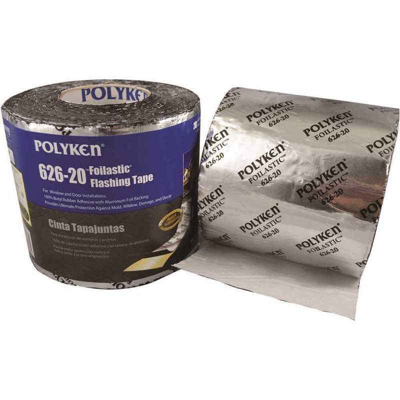 POLYKEN 1087420 626-20 Foilastic Window and Door Flashing Tape, 6"