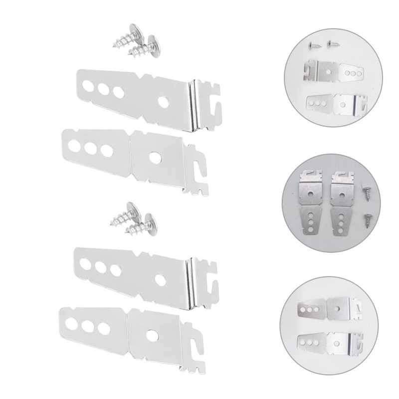Hohopeti Dishwasher Side Brackets Set Dishwasher Mounting Clips Plate Dishwasher