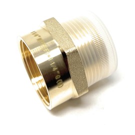 Cascada Lead-Free Brass Adapter, G Thread BSPP Male to NPT Female (1 1/4" x 1 1/4" (1 Piece))