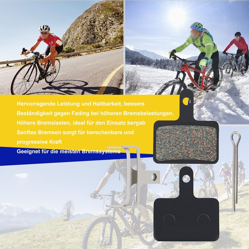 AHL 2 Pairs Bicycle Disc Brake Pads for TRP Hylex,