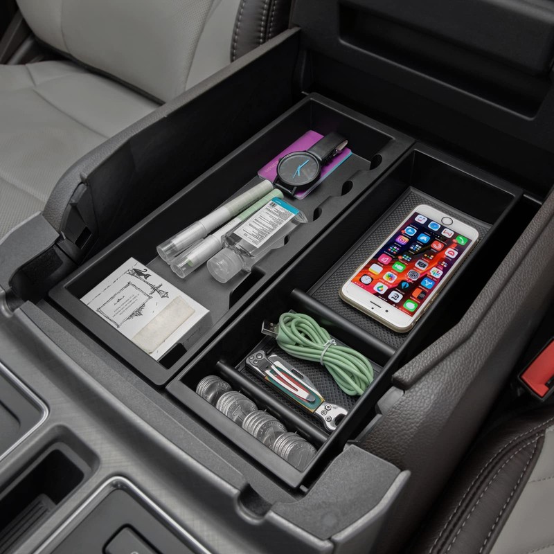 PIMCAR Center Console Organizer for Ford F150 2021 2022 2023,