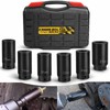 1/2" Drive Crank Bolt Socket Set, 17MM, 19MM, 21MM, 22MM,