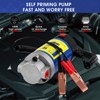 Vevitts Engine Oil Pump, Portable Electric Self-Priming Motor Oil Pump