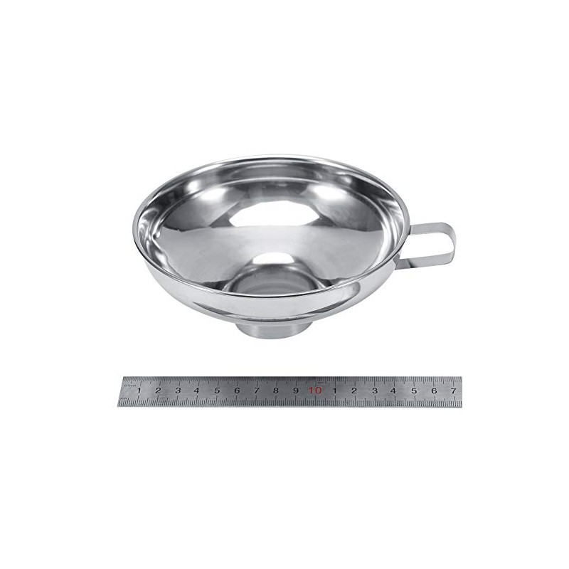 Stainless Steel Household Canning Jars Funnel Kitchen Utensils for Wide