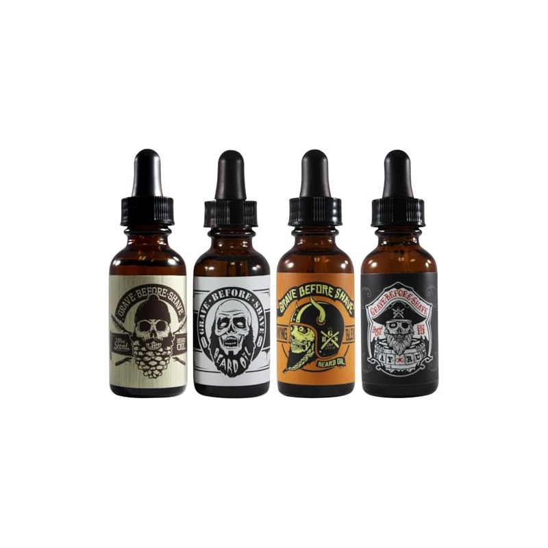 Grave Before Shave™ Beard Oil 4 Pack