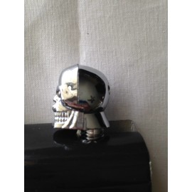 Pilot Automotive Chrome Skull Universal Windshield Washer Jet Spray Nozzle White LED