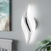 CANEOE Modern LED Wall Sconce 6000K Cold White Chrome Indoor
