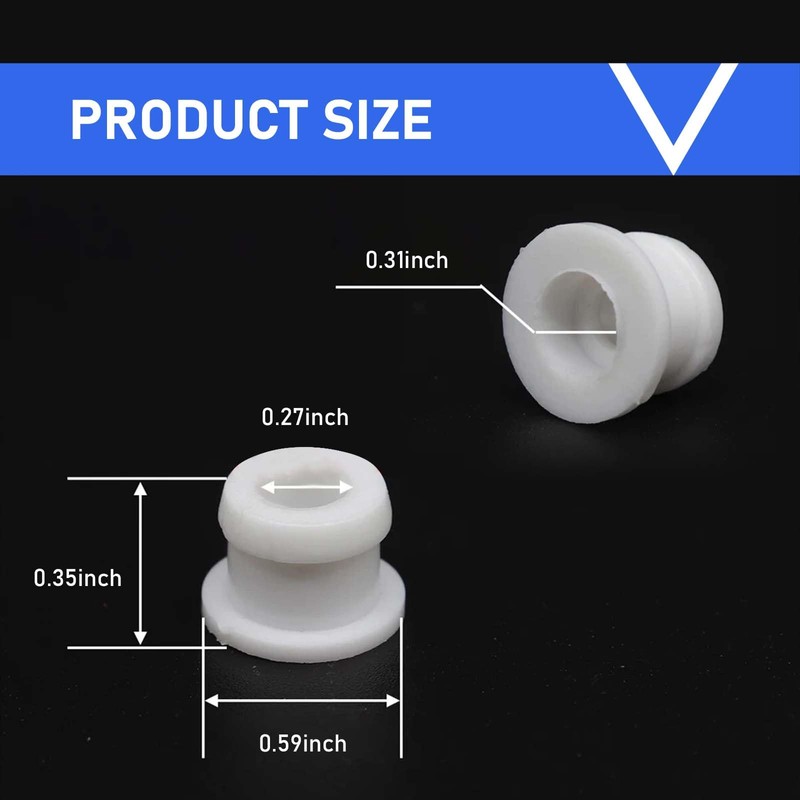 Ferianl 2PCS Transmission Shifter Cable Bushing Kit, for Ford Fusion