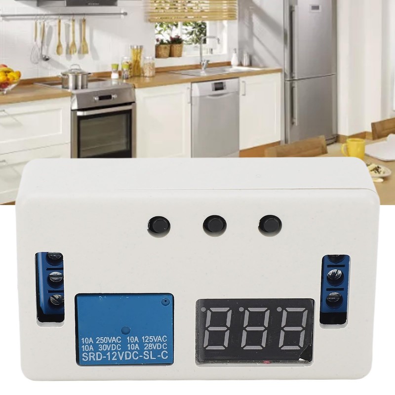 DC 12V Timer Relay 4 Mode Adjustable Digital Delay Relay