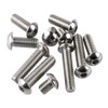 KOSJETHAS 20Pcs 1/4-20 x 1/2" Button Head Socket Cap Screws