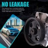 ZHIKMIAO Power Steering Pump, with Pulley & Bracket, Compatible with