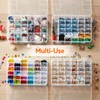 Lifewit 2 Pack 36 Grids Clear Stackable Plastic Organiser Storage