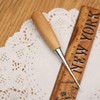 BeeSpring Leather Sewing Awl Wood Handle Drillable Awl Pin Punching